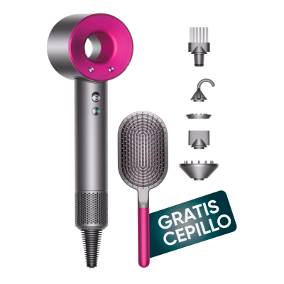 Secador Profesional Tipo Dyson – Tecnología Sin Aspas + Boquillas y Cepillo